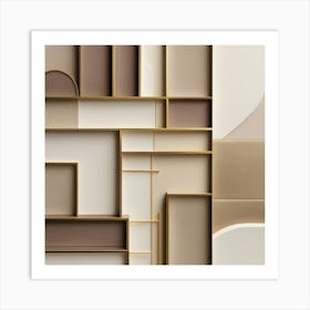 Abstract Geometric Pattern Art Print