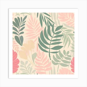 Tropical Leaves 3 Art Print