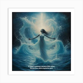 Angel Of The Ocean Art Print