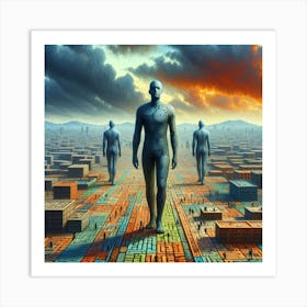 Futuristic Cityscape 29 Art Print