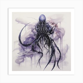 Alien Creature Art Print