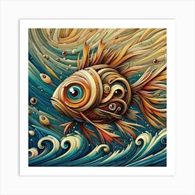 Fish In The Ocean Art Print