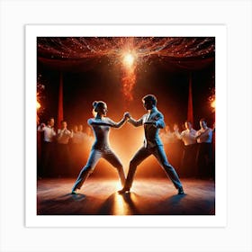 Dancers In The Dark 8 Art Print