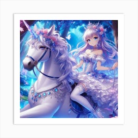 Unicorn 10 Art Print