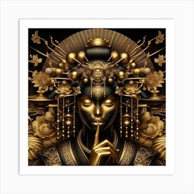 Chinese Goddess Art Print