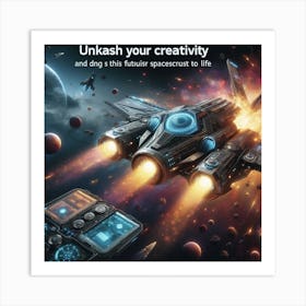 Spacecraft 3 Art Print