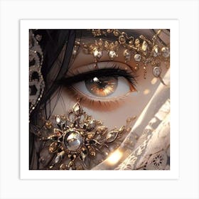 Eye Of Beauty Art Print