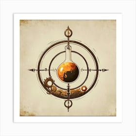 Steampunk Illustration Art Print