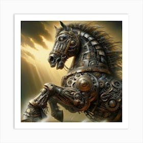 Steampunk Horse 2 Art Print