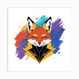 Fox Art Art Print