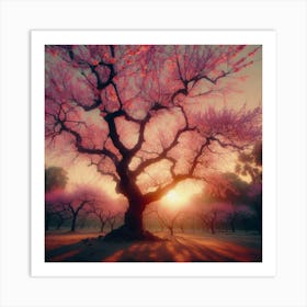 Cherry Blossom Tree Art Print