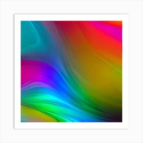 COLORS ABSTRACT PRINT Art Print