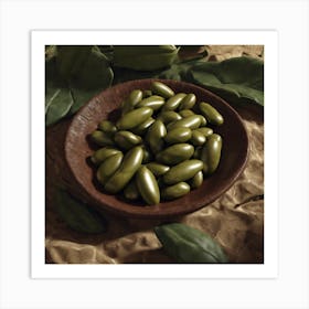 Green Beans In A Bowl 2 Art Print