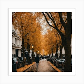 Autumn In London 4 Art Print