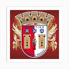 S.C. Braga Logo Wall Art 14 Art Print