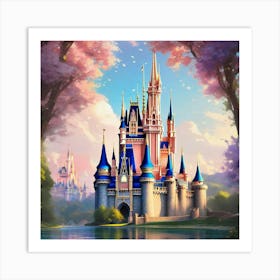 Cinderella Castle 1 Art Print