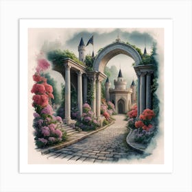 Fairytale Castle 1 Art Print