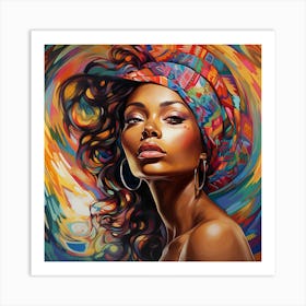 African Woman 71 Art Print