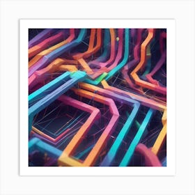 Abstract Fractal Art 2 Art Print