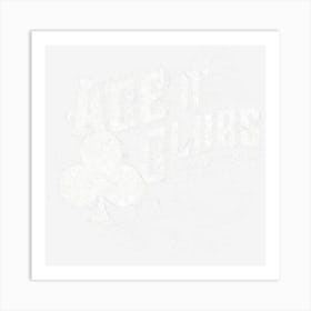 Ace O Clubs Art Print