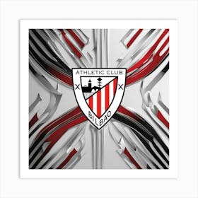 Athletic Club Bilbao Logo Wall Art 2 Art Print