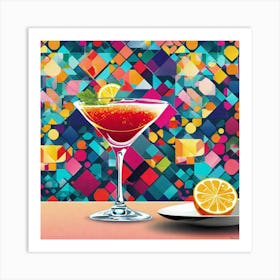 Cocktail In A Glass 10 Art Print