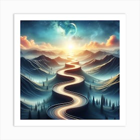 Road To Heaven Art Print