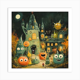 Halloween spooky Art Print