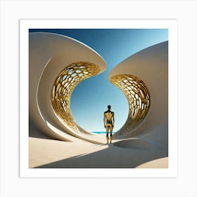 Golden Sands 1 Art Print