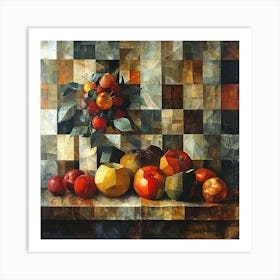 Fruits In A Vase Art Print