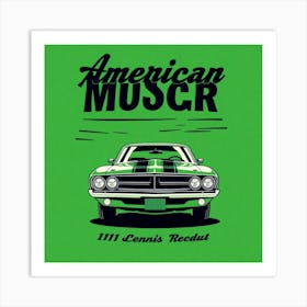 American Muscr Art Print