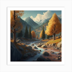 Autumn Landscape Art Print