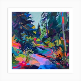 Colourful Gardens Vandusen Botanical Garden Canada 2 Art Print