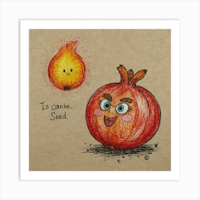 I Came Seed Art Print