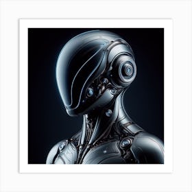 Futuristic Robot 59 Art Print