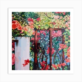 Hibiscus Garden Art Print