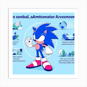 Sonic The Hedgehog 19 Art Print