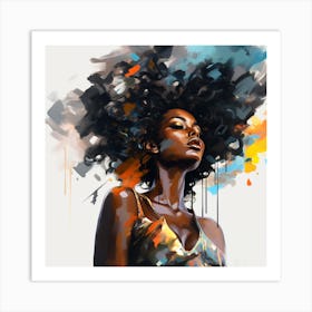 Afrocentric Artwork Art Print