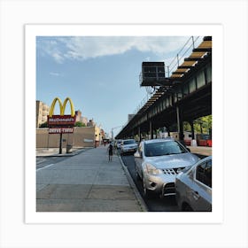 Mcdonald'S On The Corner Art Print