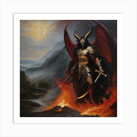 Demon Of Hell Art Print
