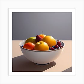 Fruit Bowl Art Print