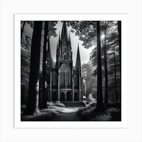 Church In The Woods 6 Art Print