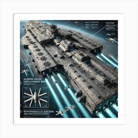 Aurora Beacon Carrier 1024 Art Print