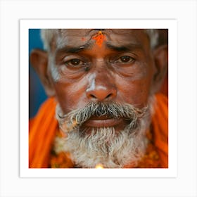 Indian Man With A Beard Art Print