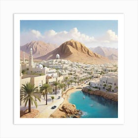 Oman City 1 Art Print