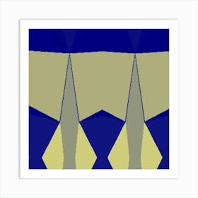 Abstract Geometric Pattern 2 Art Print