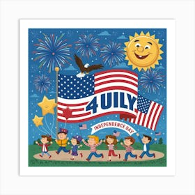 4th Of July Art Print