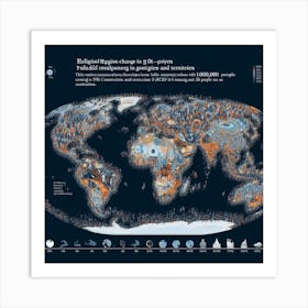 World Map Art Print