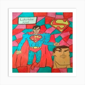 Superman Art Print