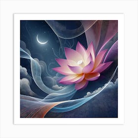 Lotus Flower 3 Art Print